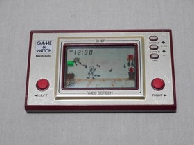 Game & Watch Chef Widescreen Nintendo FP-24 Rare Vintage Good Used Japan JP