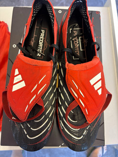 Adidas Predator Elite FT FG Football Boots UK 11 Black/Red/White Moulded Studs