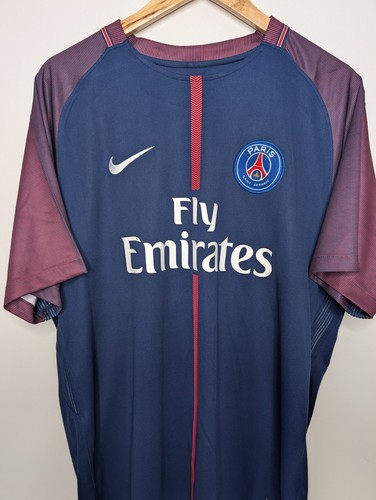 PSG Thiago Silva #2 2016/2017 Home Jersey Rare XXL Paris St Germain Nike - Picture 4 of 7