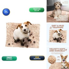 Soggy Doggy Absorbent Dog Door Mat, Beige, 26x36 696859301681