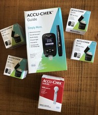 Accu-chek Guide Expires 2028-02-28; 200 Test Strips Expires 2026-12-09 10 NIB
