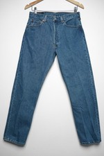Vintage LEVI'S 501 Blue Denim Jeans 32X30 30X29 Actual