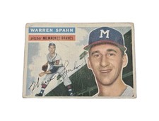 Top 10 Warren Spahn Baseball Cards 16