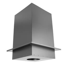 Duraplus All-Fuel Chimney 6In. Diameter Square Ceiling Support Box, 24In. Height