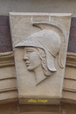 Photo 6x4 Keystone of Britannia Great Malvern One of a pair of Arch Deco  c2021