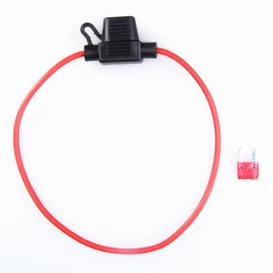 5PCS Waterproof Power Socket Mini Blade Type In Line Fuse Holders with 10A Fuse