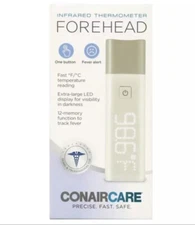 NEW Conaircare Infrared Forehead Thermometer One Button Fever Alert ITH91