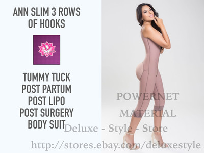 WOMEN POSTPARTUM POST TUMMY TUCK POWERNET GIRDLE FAJAS COLOMBIANAS ANN SLIM 5302