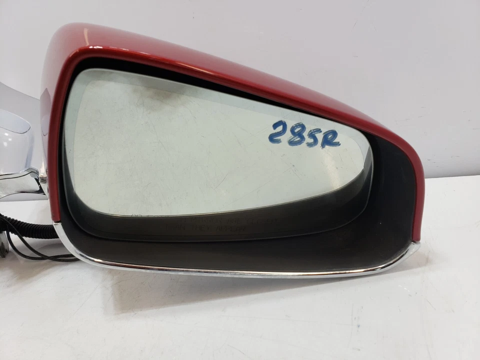 ✅ 12-20 OEM Tesla Model S правая пассажирская дверь наружное боковое зеркало красное PPMR - Изображение 2 из 4