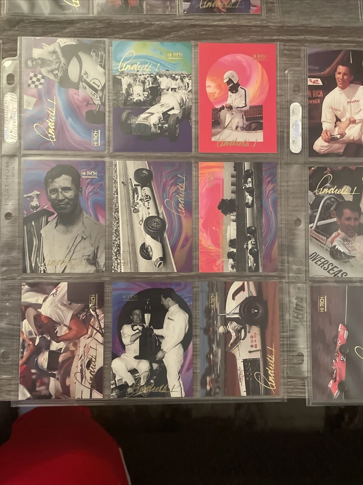 Hi-Tech 1992 Mario Andretti A Legend in Racing 52 Card Set Factory Sealed - Image 3 of 4