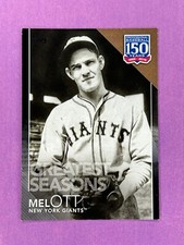 2019 Topps Series 2 150 Years of Baseball Black #GS-6 Mel Ott 067/299