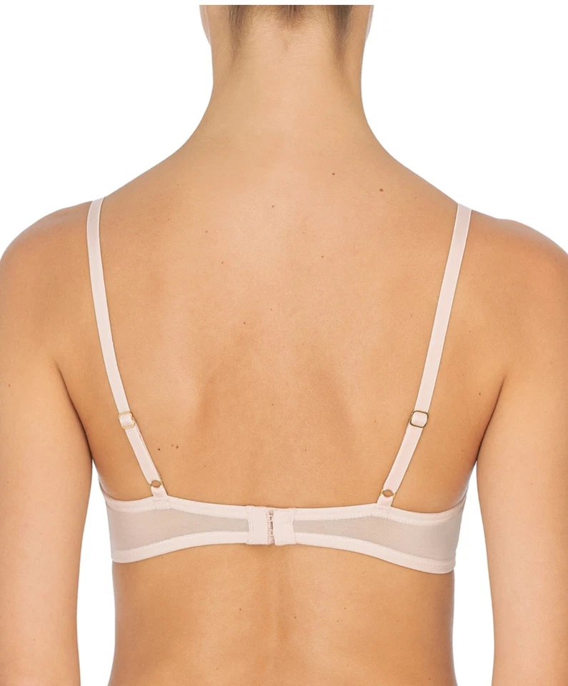 Sujetador camiseta con aros Natori 34C Flora Contour nuevo sin etiquetas 721150 rosa Foto 4 de 4