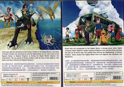 English dubbed of Digimon Adventure 01+02 (1-104End) Anime DVD Eng sub  Region 0