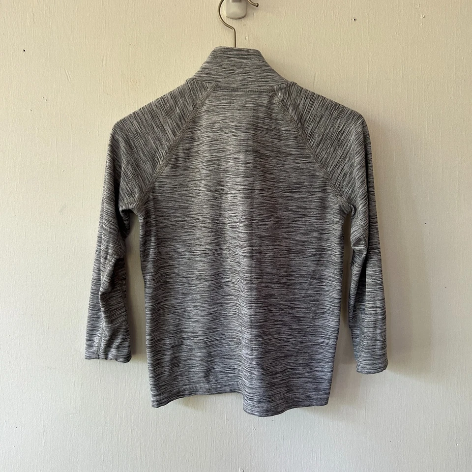 Pullover Activo Azul Marino Antiguo Niñas XS 5 Gris 1/4 Cremallera Niños Foto 4 de 4