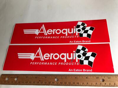 Aeroquip Performance Product NHRA Drag NASCAR hot rod Racing Decal ...