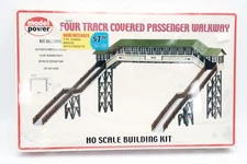 Model Power 402 HO Scale Four Track Passenger Walkway Sealed Box New Old Stock