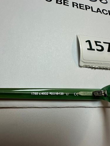 PRODESIGN DENMARK 1765 c.4932 Burgundy Green EYEGLASS Frames 50-16-135mm - Picture 5 of 6