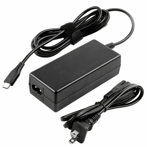 65W USB-C Type-C Cable For HP/Lenovo/Acer/Asus Adapter Chromebook Laptop Charger - Picture 5 of 10