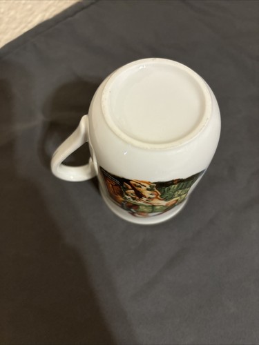 Norman Rockwell Waiting For Santa Gold Accentted Mug Tasse - Bild 6 von 6