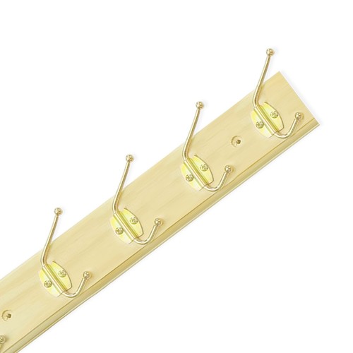 5 Hooks Wooden Coat Clothes Door Holder Rack Key Hooks Wall Mounted Hanger 2pcs - Picture 7 of 12
