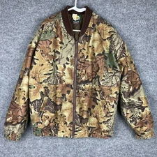 Cabelas Outdoor Gear Men's Thinsulate Mossy Oak Camo Bomber Jacket SZ L