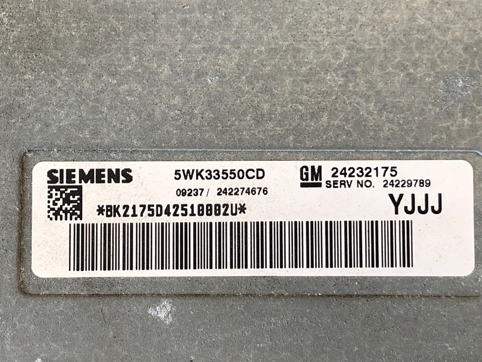 Módulo de control de transmisión Cadillac STS 2004-2005 TCU 24232175 OEM Foto 3 de 4