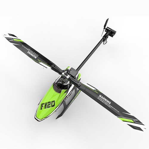 YXZNRC F120 RC Helicopter 2.4G 6CH 6-Axis Gyro 3D Brushless Motor Flybarless - Picture 13 of 17