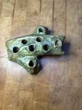 Antique Weller Woodcraft Muskota Twig Flower Frog 4  