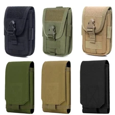 Universal Tactical Military Molle Cell Phone Holster Pouch Waist Pack Belt Bag