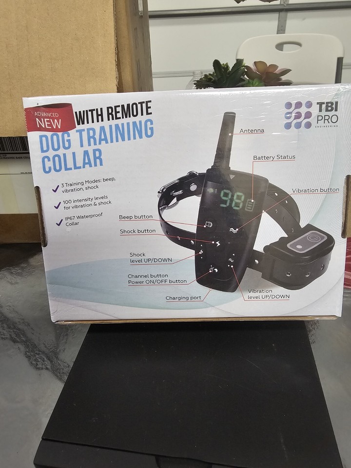Dog Training Collar & Remote 1600 foot range TBI PRO for Small and