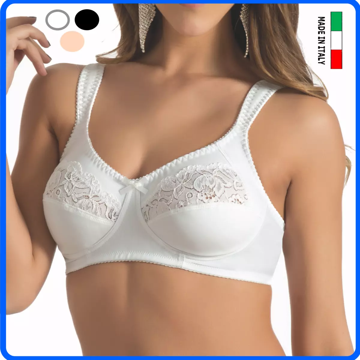 Reggiseno cotone sale con ferretto