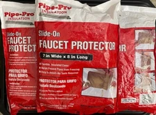 Nation Wide slide-on flexible, insulated cover for outdoor faucets 1960 LOT of 3