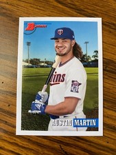 AUSTIN MARTIN 2021 Bowman Heritage Image Variation SP Twins Prospect #134
