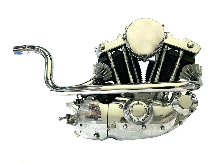 Chrome XLCH Header Pipe fits Harley Davidson 30-1873 - Image 2 of 4