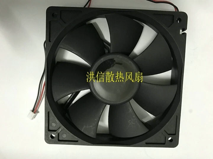 15 12025 AFB1212VH DC12V 0.60A 12CM 120*25MM cooling fan 2pin - Image 2 of 2