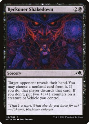 MTG Magic the Gathering Reckoner Shakedown (119/606) Kamigawa Neon Dynasty LP