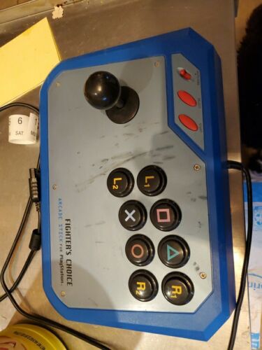 Vintage 1998 PlayStation Fighters Choice Arcade Stick Pad Controller 200