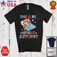 This Is My Official SleepShirt, Lovely Custom Name Sleeping Pit Bull Owner Shirt