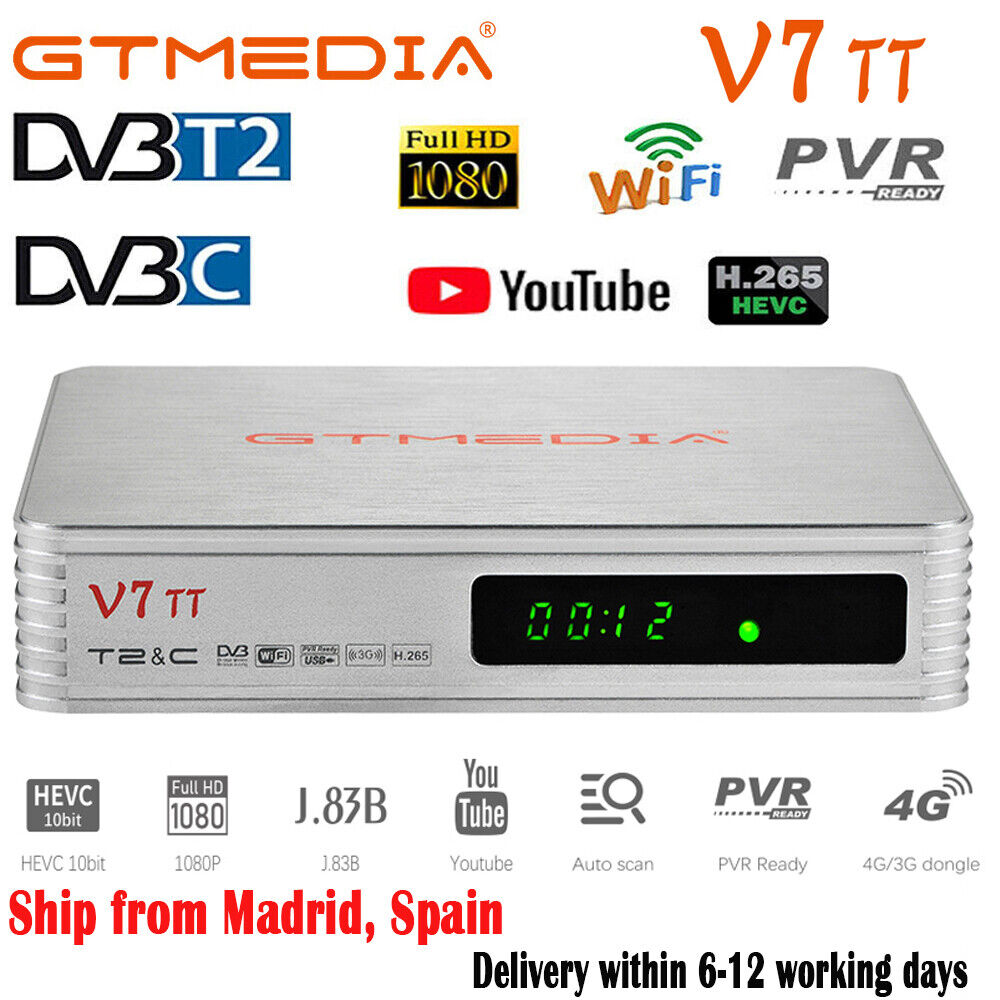 HD 1080P DVB-T2 Digital Receiver Set Top TV Box USB 2.0 Freeview Recorder HDMI