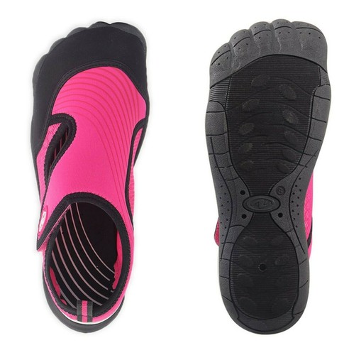 Athletic Works Water Shoe Sz 11 Hot Pink Black White Breathable Cushion Sole - Picture 2 of 6