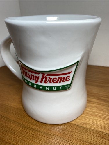 Krispy Kreme Doughnuts Heavy Duty White Coffee Mug ~ Raised Logo - Bild 6 von 8