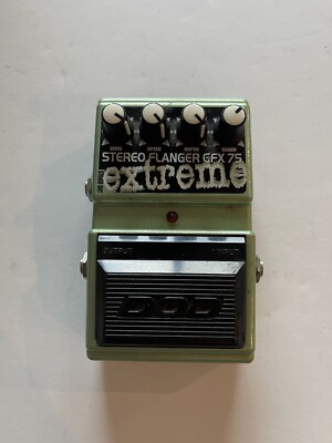DOD Digitech GFX75 Extreme Stereo Analog Flanger Rare Guitar Effect Pedal