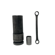 Tool Set (3) – Duro-Chrome Wrench – Craftsman 20mm Socket – King Tony 3/4" Deep