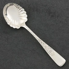 c1887 Int'l Silver 1847 Rogers ASSYRIAN Silverplate Sugar Spoon