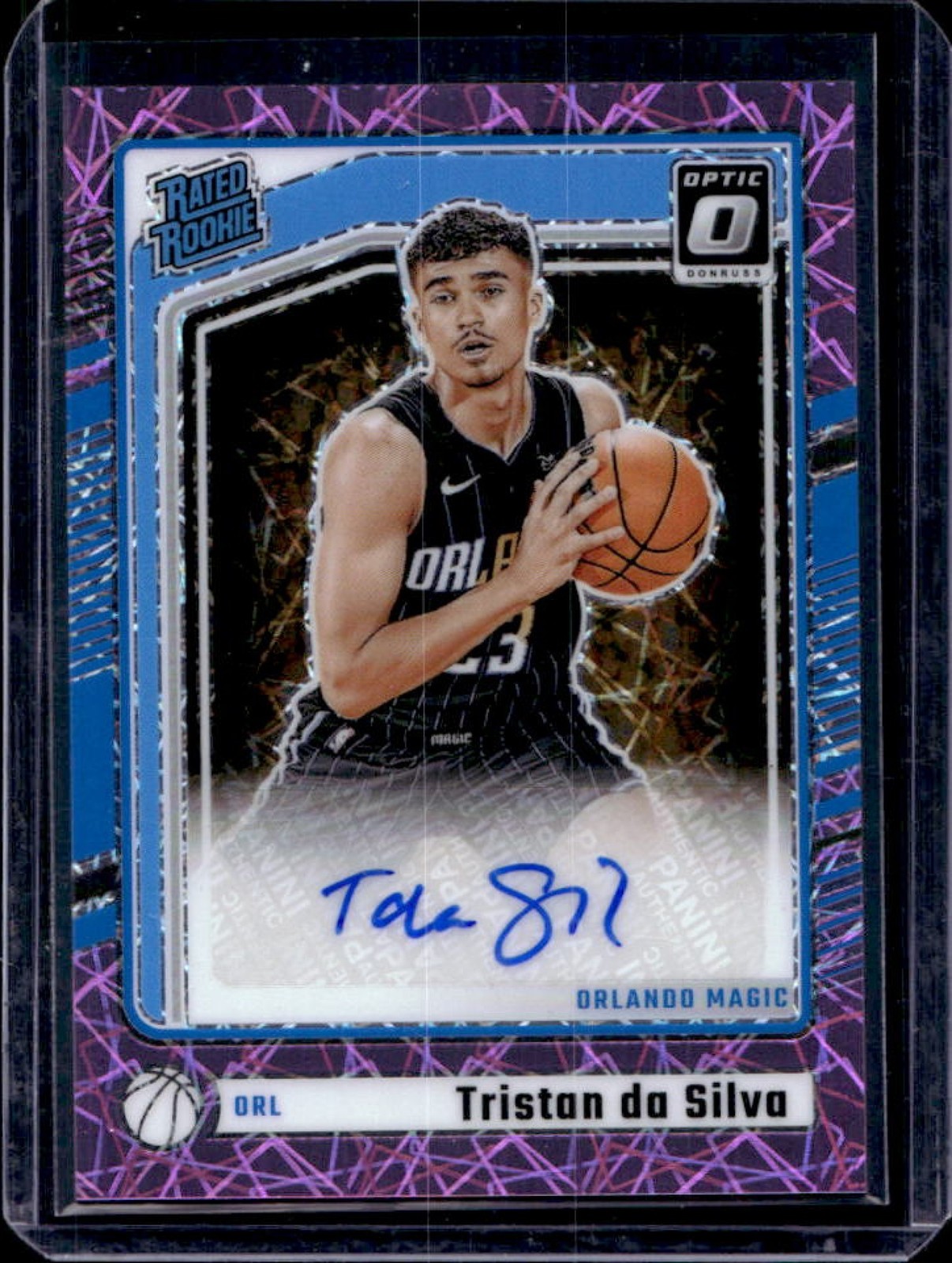 2024-25 Donruss Optic Tristan da Silva Rated Rookie Pink Velocity RC Auto #71/79