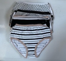 One Dozen Wonder Nation Cotton Underpants Girls Size 8 Underwear