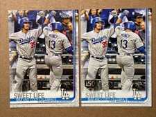 2019 Topps Sweet Life Max & Cody Celebrate Base & Gold Stamp 150 Years Parallel