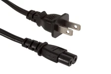 AC Power Cord, C7 to 1-15P, 18 AWG, 3 foot
