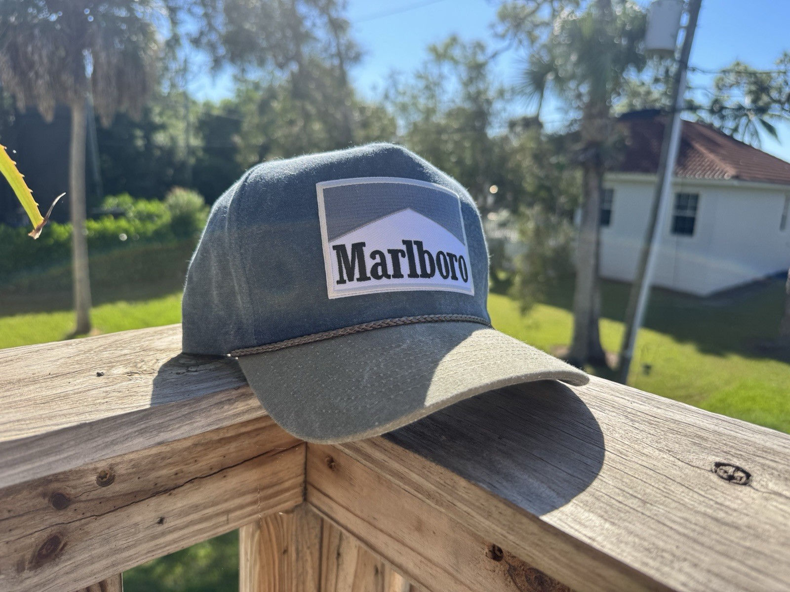 2 Tone Gray Marlboro Trucker Hat