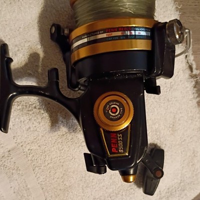 Penn 8500SS Spinning Reel Skirted Spool Black Gold | eBay
